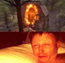 Woken by Oblivion Meme Template