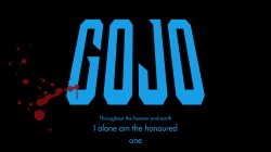 Gojo invincible title card Meme Template