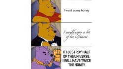 Tuxedo Winnie The Pooh 3 level Meme Template