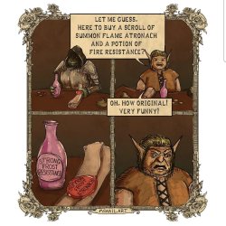 Flame atronach resistance potion Meme Template