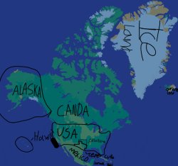North America Meme Template