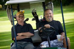 In a golfcart Meme Template