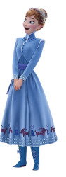 Anna (Olaf's Frozen Adventure) PNG Meme Template