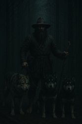 Dark Themed Mountain Man Meme Template