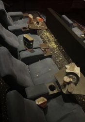 people throwing popcorn in minecraft movie Meme Template