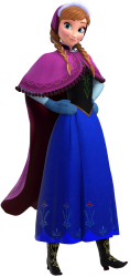 Anna of Arendelle in her Winter Attire Meme Template