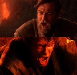 Obi-Wan vs Anakin Meme Template