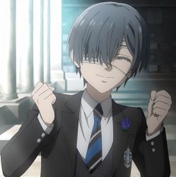 Happy Ciel meme Meme Template