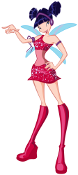 Winx club Musa 1 season charmix base HD Meme Template