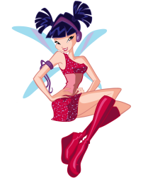Winx club Musa 1 season charmix base HD Meme Template
