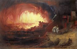 Sodom & Gomorrah by John Martin Meme Template