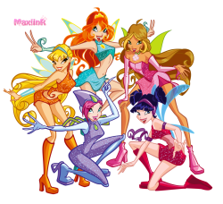 Winx club fairies 1 season charmix base HD Meme Template