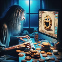 Cookie Clicker Addiction Meme Template