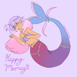 happy mermay Meme Template