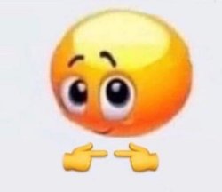 Shy uwu Emoji Meme Template