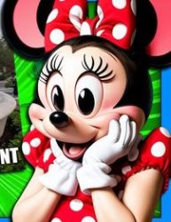 ai minnie Meme Template