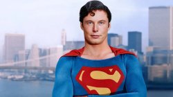 Elon Musk as Superman Meme Template