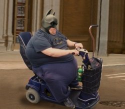 fat batman Meme Template
