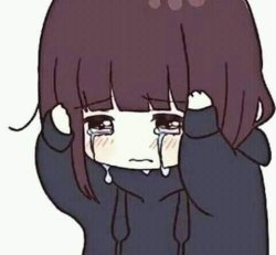 cry in anime Meme Template