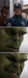 Hulk smash Meme Template