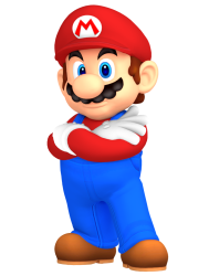 Super Mario with folded arms Meme Template