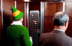 Elf Pressing all the buttons Meme Template