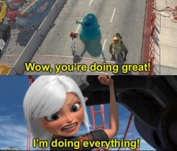 I'm doing everything Meme Template