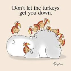 Sandra Boynton turkeys and hippo Meme Template