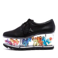 bad and naughty ponies get put in the pony shoe Meme Template