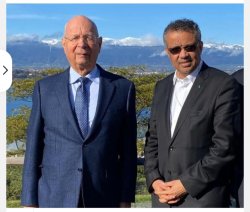 Klaus Schwab and Tedros Meme Template