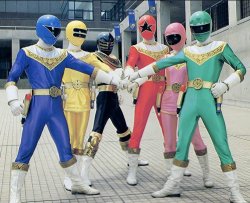 Power Rangers Squad Meme Template