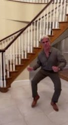 Old guy dancing Meme Template