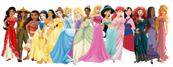 The Sixteen Whole Group of Princesses Meme Template