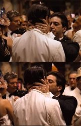 Michael Fredo Kiss Meme Template