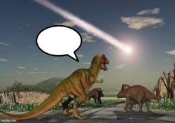 dinasour oh shit Meme Template