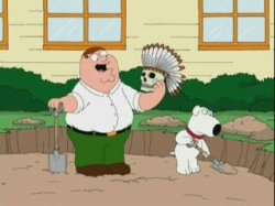 Peter Griffin Indian Chief Meme Template