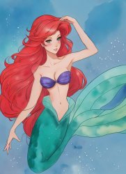 princess ariel Meme Template