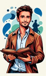 A man with book Meme Template