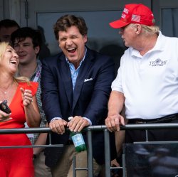 Trump Tucker Laughing Meme Template