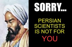 Sorry... Persian scientists is not for you Meme Template