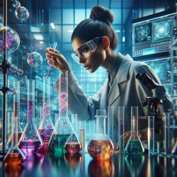 scientist making a complex concoxion Meme Template