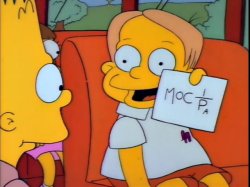 Martin Prince With Note Meme Template