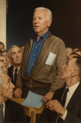 Biden rockwell Meme Template