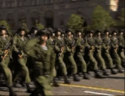 Soldiers marching Meme Template