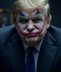 Donald Trump Joker face Meme Template