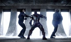 Captain america and Bucky vs Iron Man Meme Template