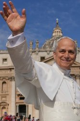 Pope waving Meme Template