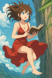 falling girlfriend reading a book Meme Template