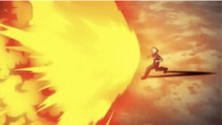 Bakugo Explosion Fist Meme Template