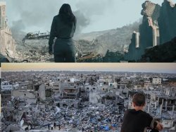 Hunger Games Gaza Edition Meme Template
